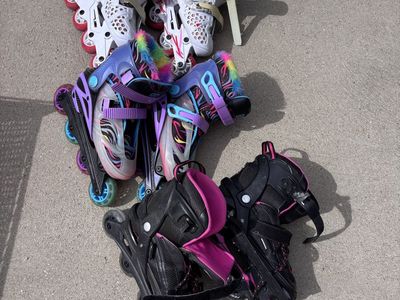 Kids Rollerblades $10 each. See description