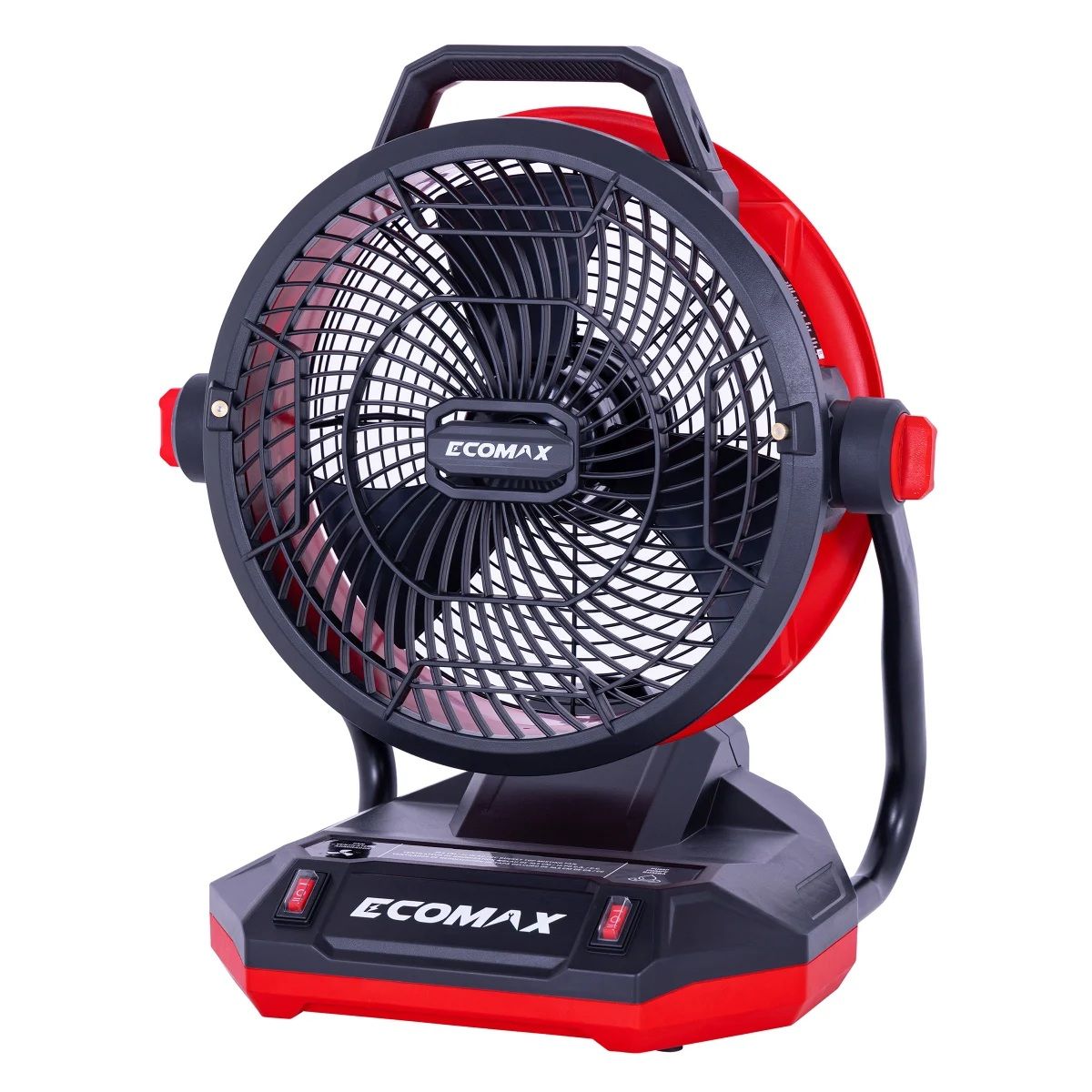 EcoMax EMF501214M Corded/Cordless Rechargeable Bucket Top 12in AC/DC Misting Fan 1806312 #102878