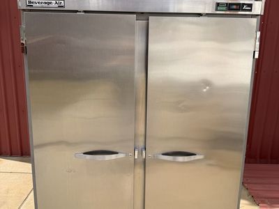 Beverage Air 2 door stainless steel commercial refrigerator
