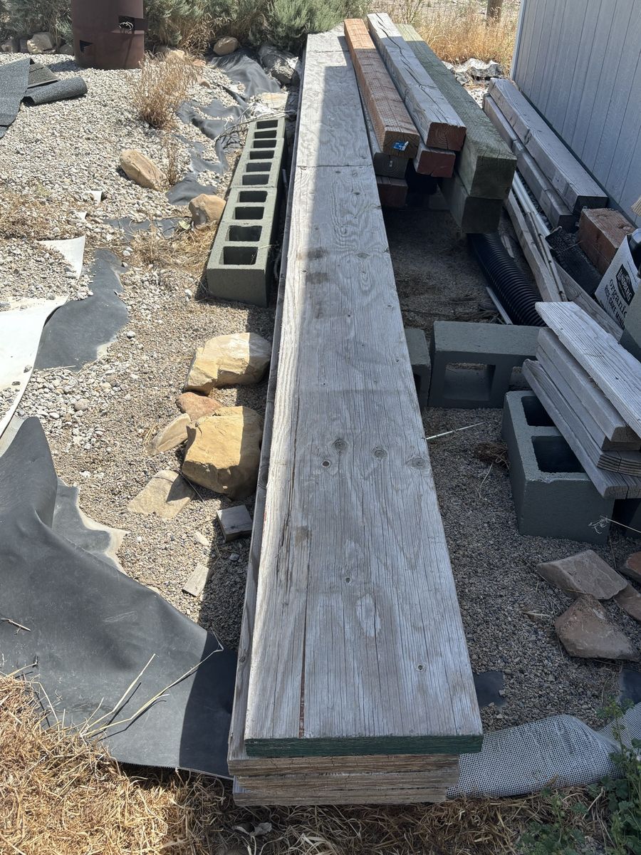 Large wood beams