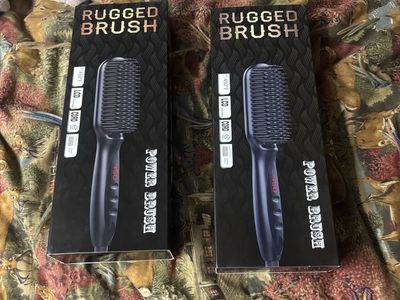 New Rugged Brush Power Brush - Heated Hair Straigh