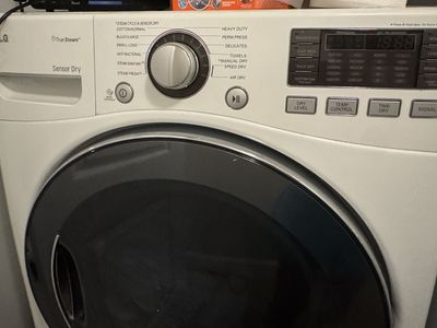 LG Washer & Dryer set w/pedestals