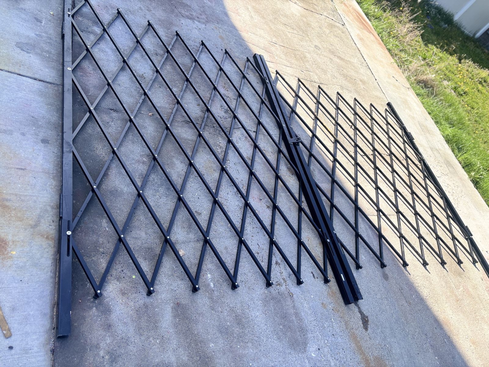 Steel Folding Security Accordian Gates 75"Wx84"L