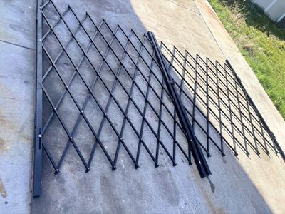 Steel Folding Security Accordian Gates 75"Wx84"L