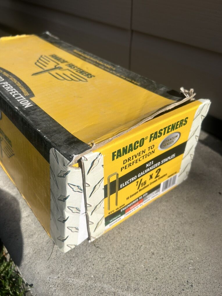 10,000 Electro Galvanized Staples