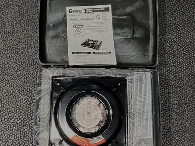 Gasone Portable Propane stove GS 1000 and gas cartridges