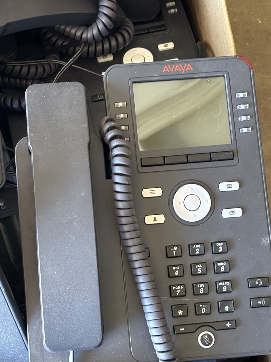 Lot of Avaya Office Desk Phones and Parts (Approx 30 Units)