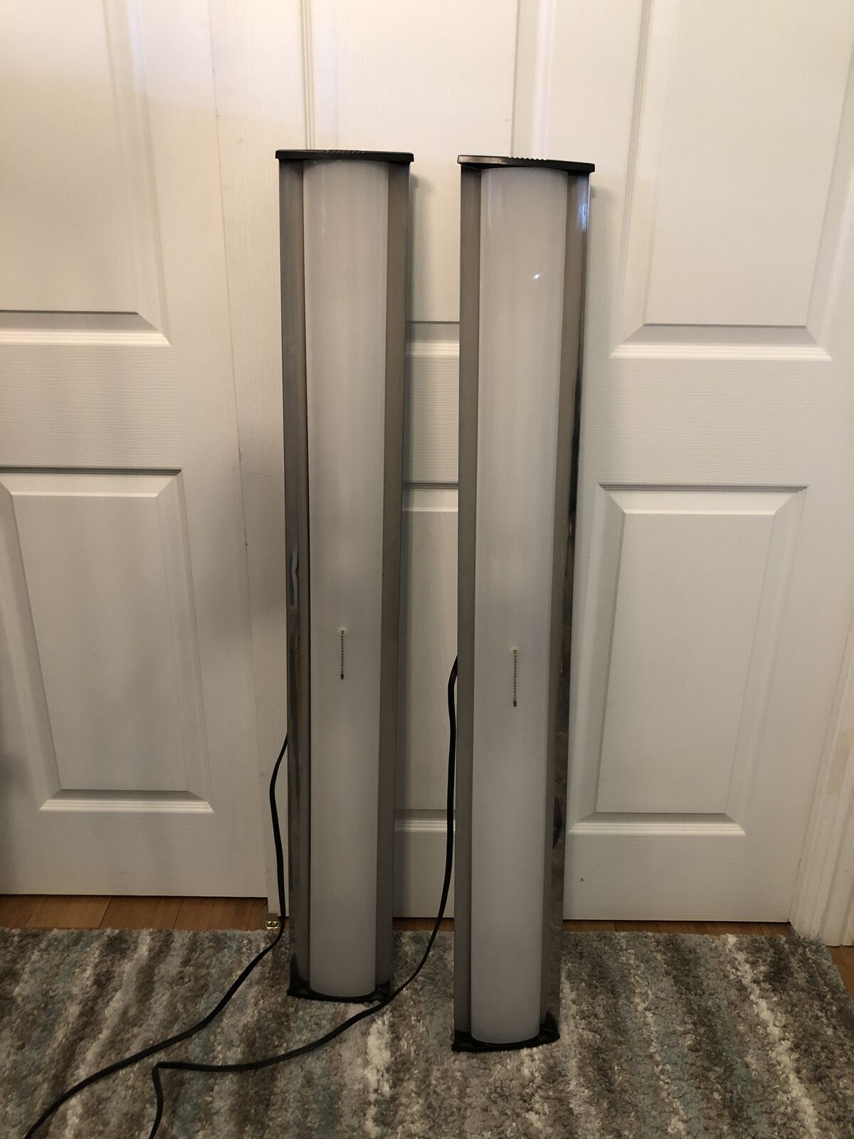 Pair of Slim LED Light Bars With Covers