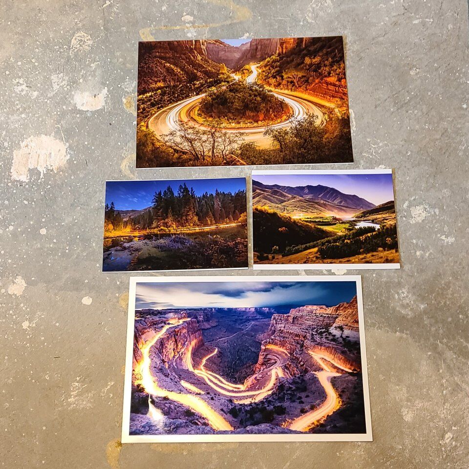 4 Light Trail Utah Pictures