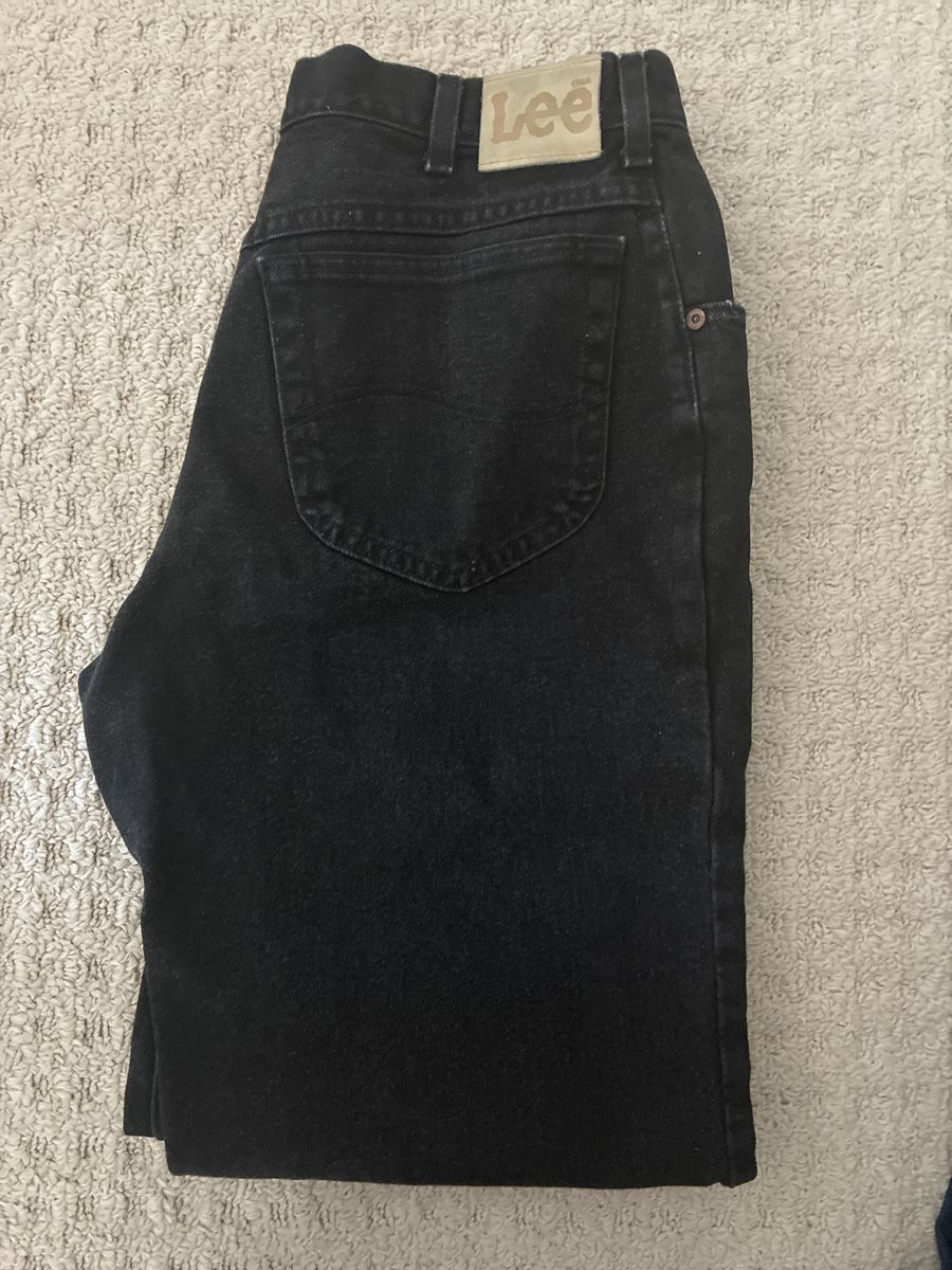 Men’s black Lee jeans