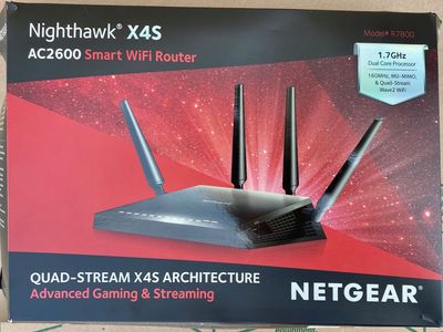New Netgear Nighthawk X4S AC2600 Smart WiFi Router Model R7800 Dual Band