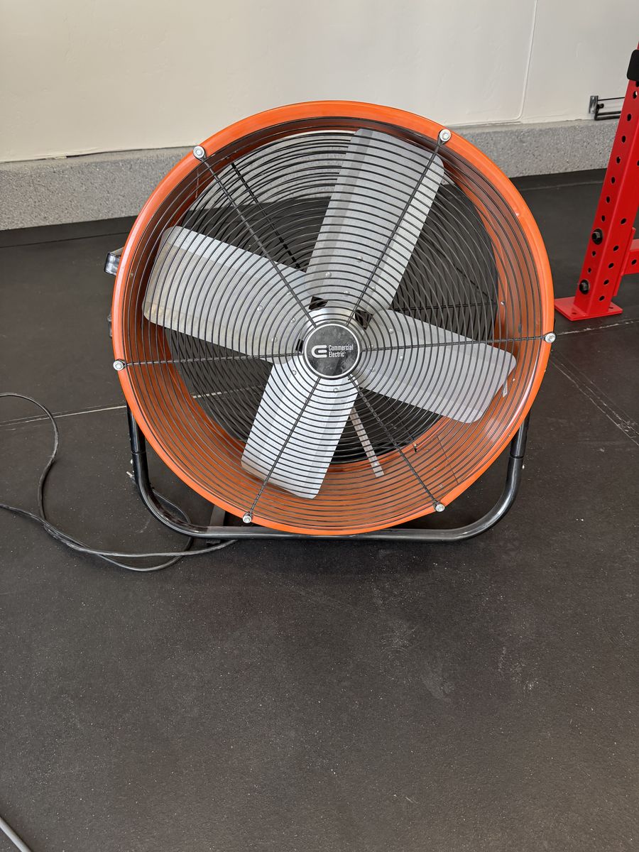 24 in. 2-Speed Heavy Duty Tilt Drum Fan