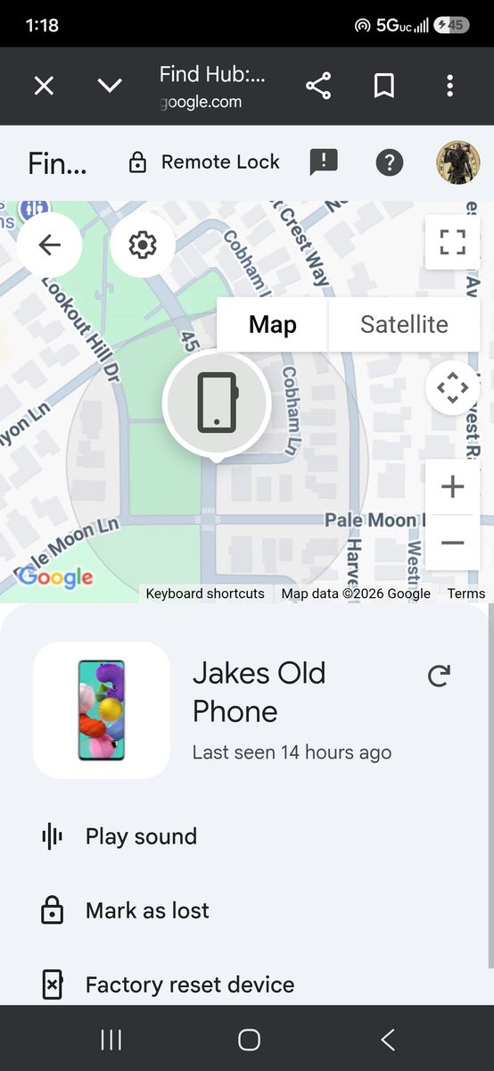 REWARD Lost Samsung Phone in Daybreak
