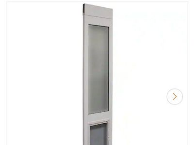 Dog Patio Door Insert 10.5 in. x 15 in. Patio Insert Pet Door for 73.75 in. to 78.5 in. Tall