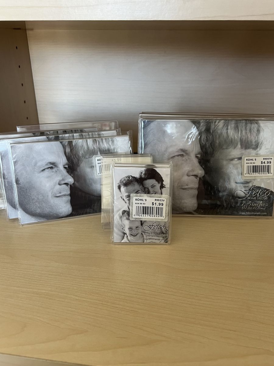 Fetco Home Decor Clear Acrylic Picture Frame Lot Multiple Sizes