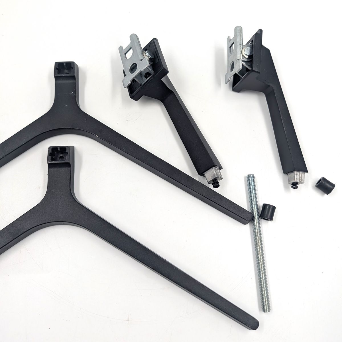 Computer Monitor Stands Black Set of 2