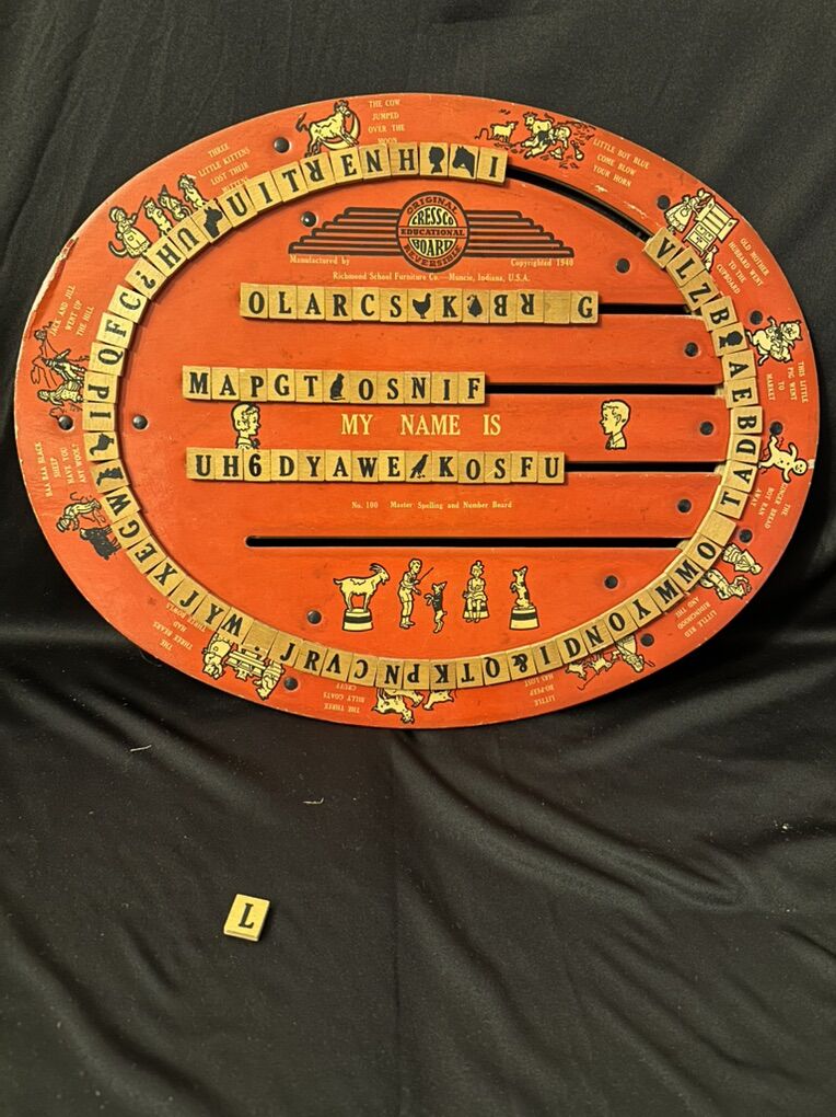 1930-40's Cressco Educational Board