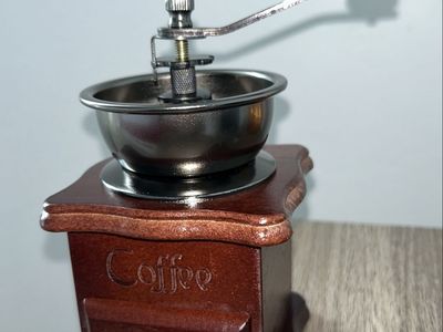 Vintage Wooden Coffee Grinder