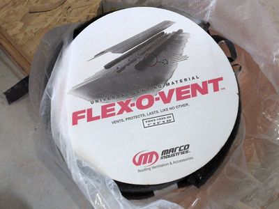 Metal Roofing Universal Vented Ridge Closure Strip