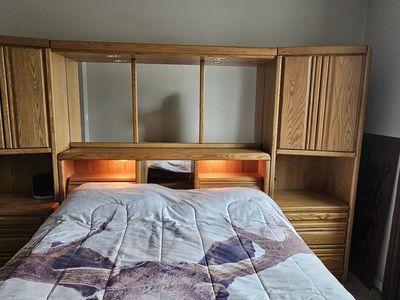 Oak Wall Unit