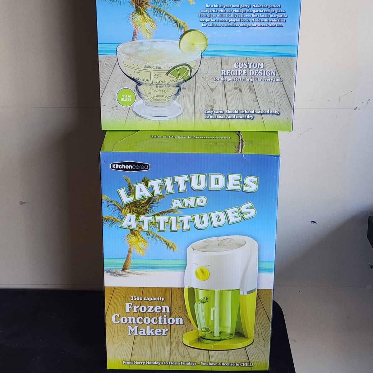 Margaritas Maker and Glass