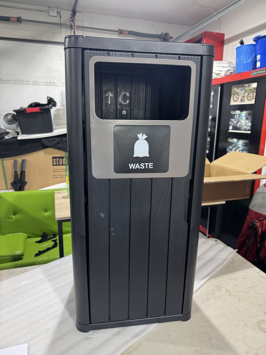 Commercial Waste Trash Can with Front Opening