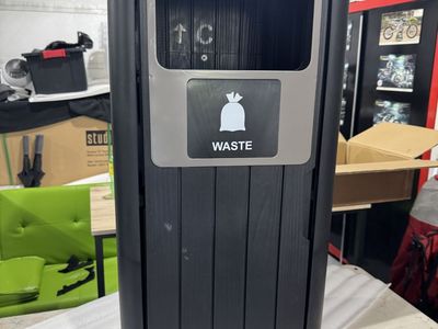 Commercial Waste Trash Can with Front Opening