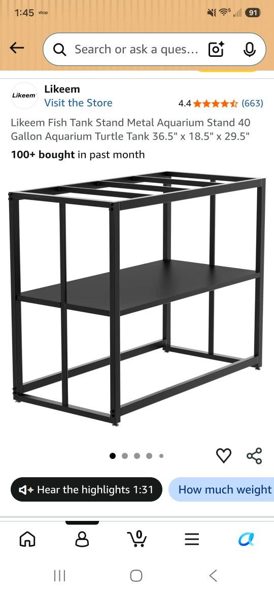 40 Gallon Tank Stand