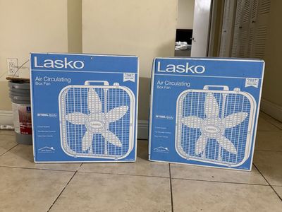 Lasko Air Circulating Box Fan - Brand New in Box (Set of 2 Available)