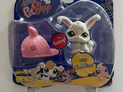 Littlest Pet Shop, Cuddliest #515 Portable Pet, NIB
