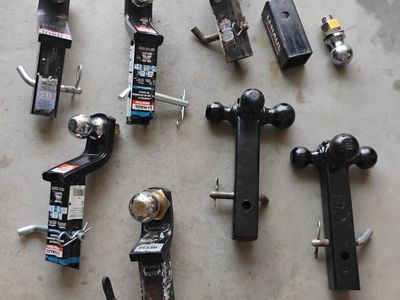 Assorted Trailer Tow Hitch Receiver Ball Mounts & Tri-Ball Mounts