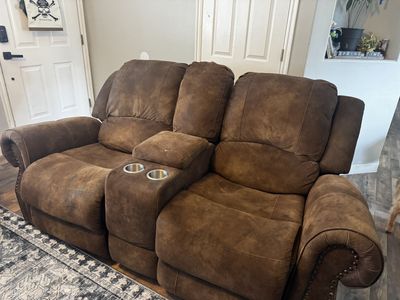 Two piece couch set