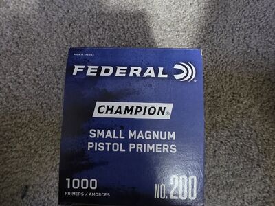 Small magnum pistol primers for trade