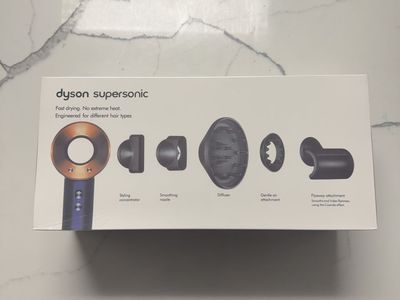 Brand New SEALED Dyson Supersonic HD08 Hair Dryer Blue/Copper Color