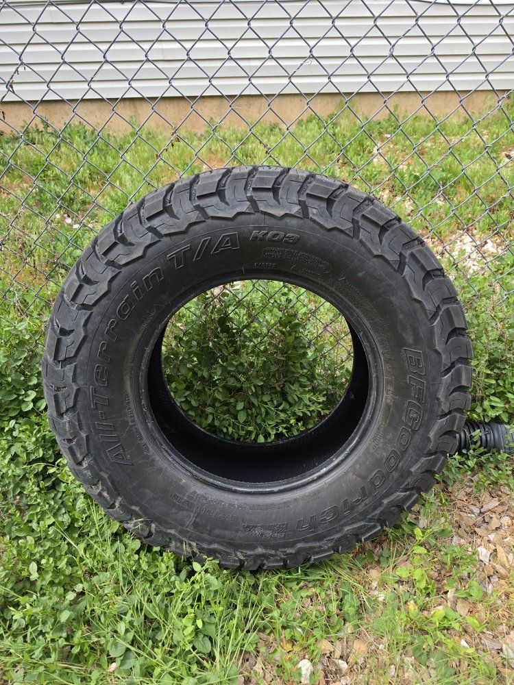 BFGoodrich All-Terrain T/A KO3 Tire - LT285/70R17- 10/32" Tread - SET OF 3