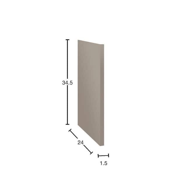 Dishwasher End Panel in Sterling Gray