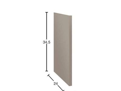 Dishwasher End Panel in Sterling Gray