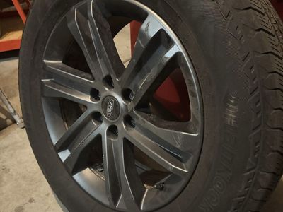 Complete set of 4 Factory F-150 20-inch alloy wheels with Hankook Dynapro Tires $650 OBO