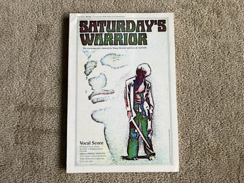 Vintage 1974 Saturday's Warrior Score