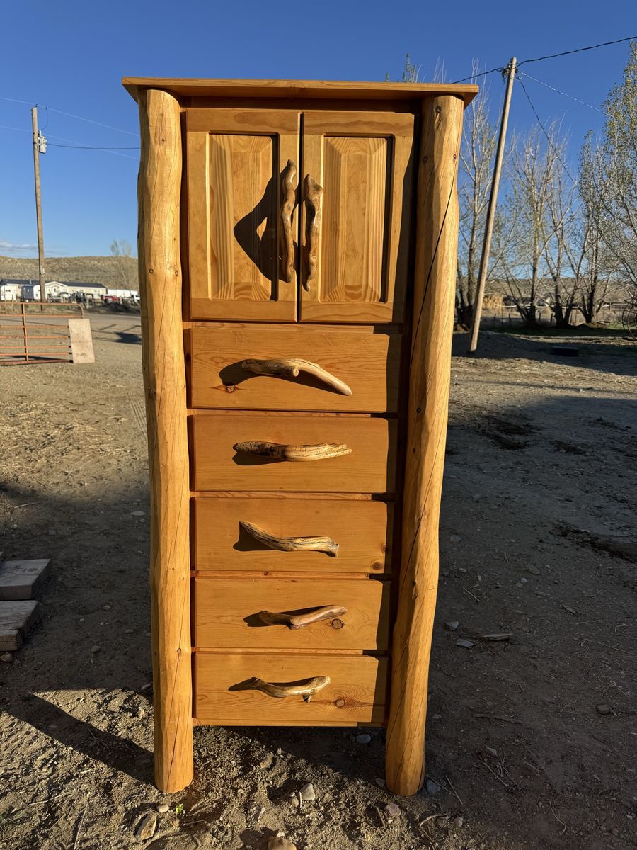 Handcrafted Wood Dresser