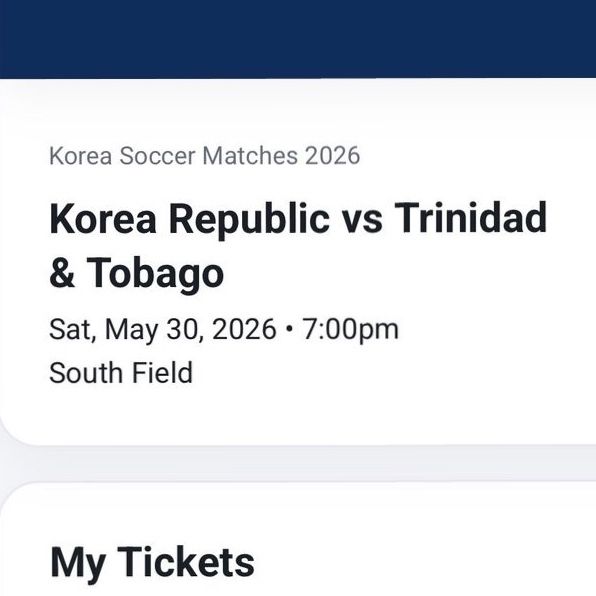 South Korea vs Trinidad and Tobago