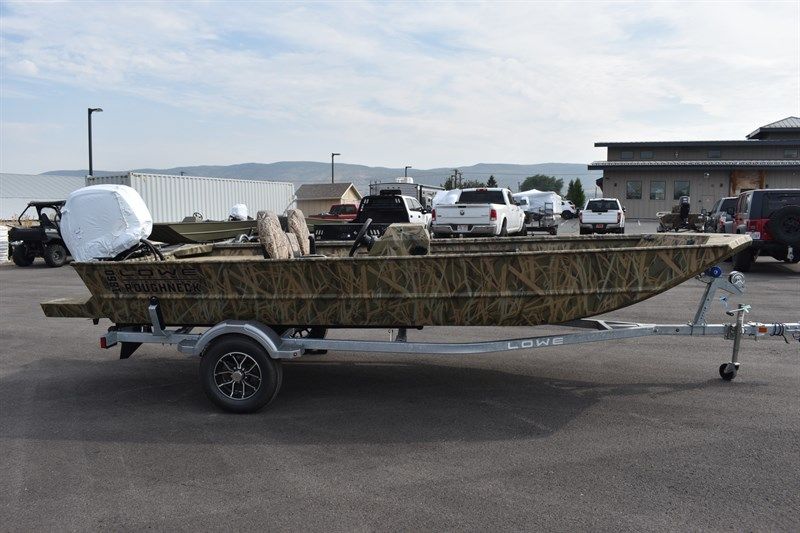 2025 Lowe Rough Neck 1860 Side Console with a 90HP Mercury Engine and Trailer