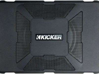 Kicker 11HS8 Hideaway 8" 150W Powered Car Audio Subwoofer - Compact & Powerful