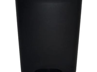 NEW GLAD Plastic Step Trash Can, 13-Gallon, Black