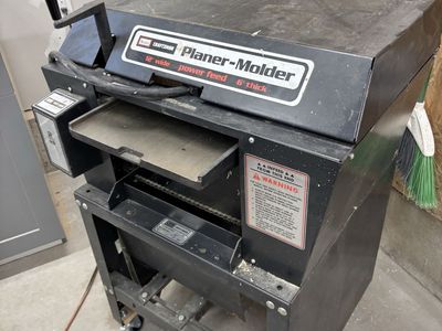 Craftsman 12" Planer Molder - Power Feed 6" Thick Capacity