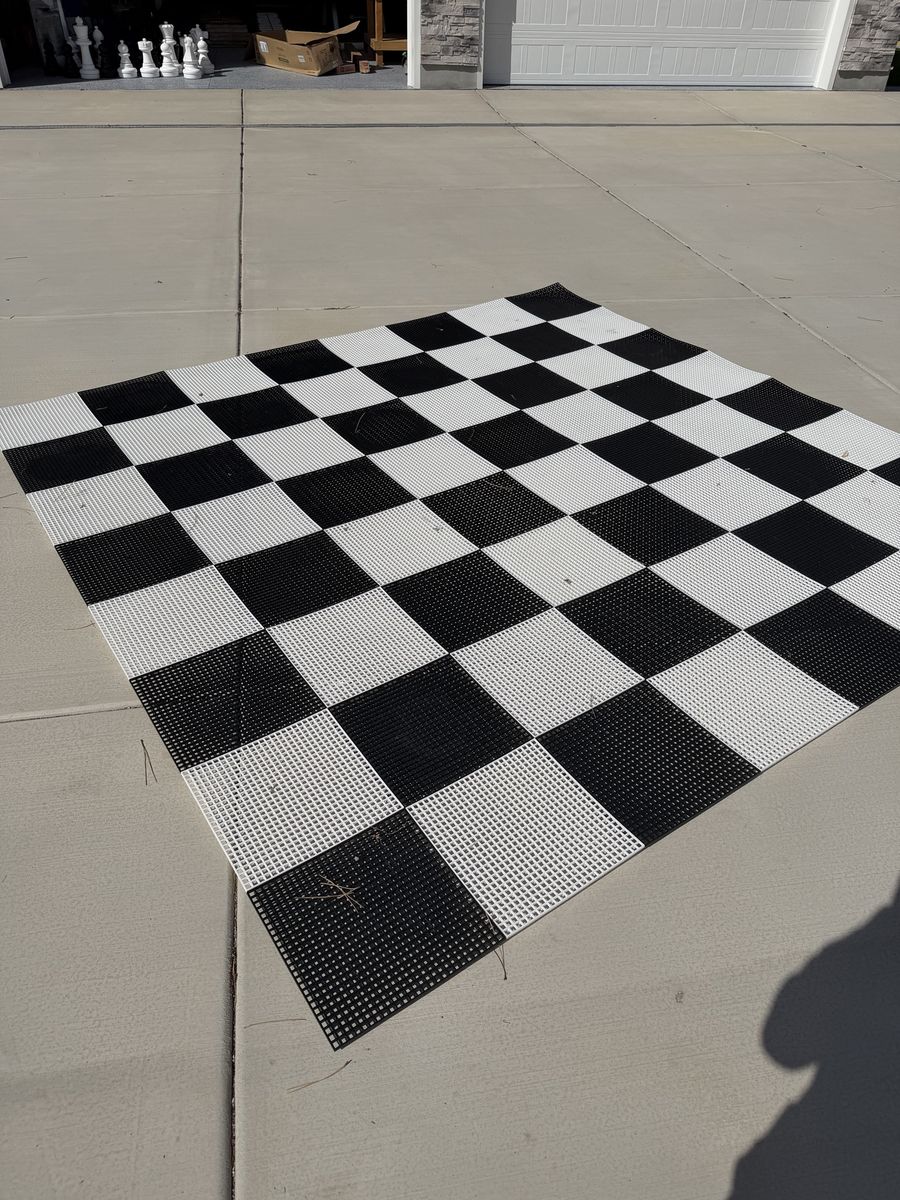 Mega Chess Set For Outdoor