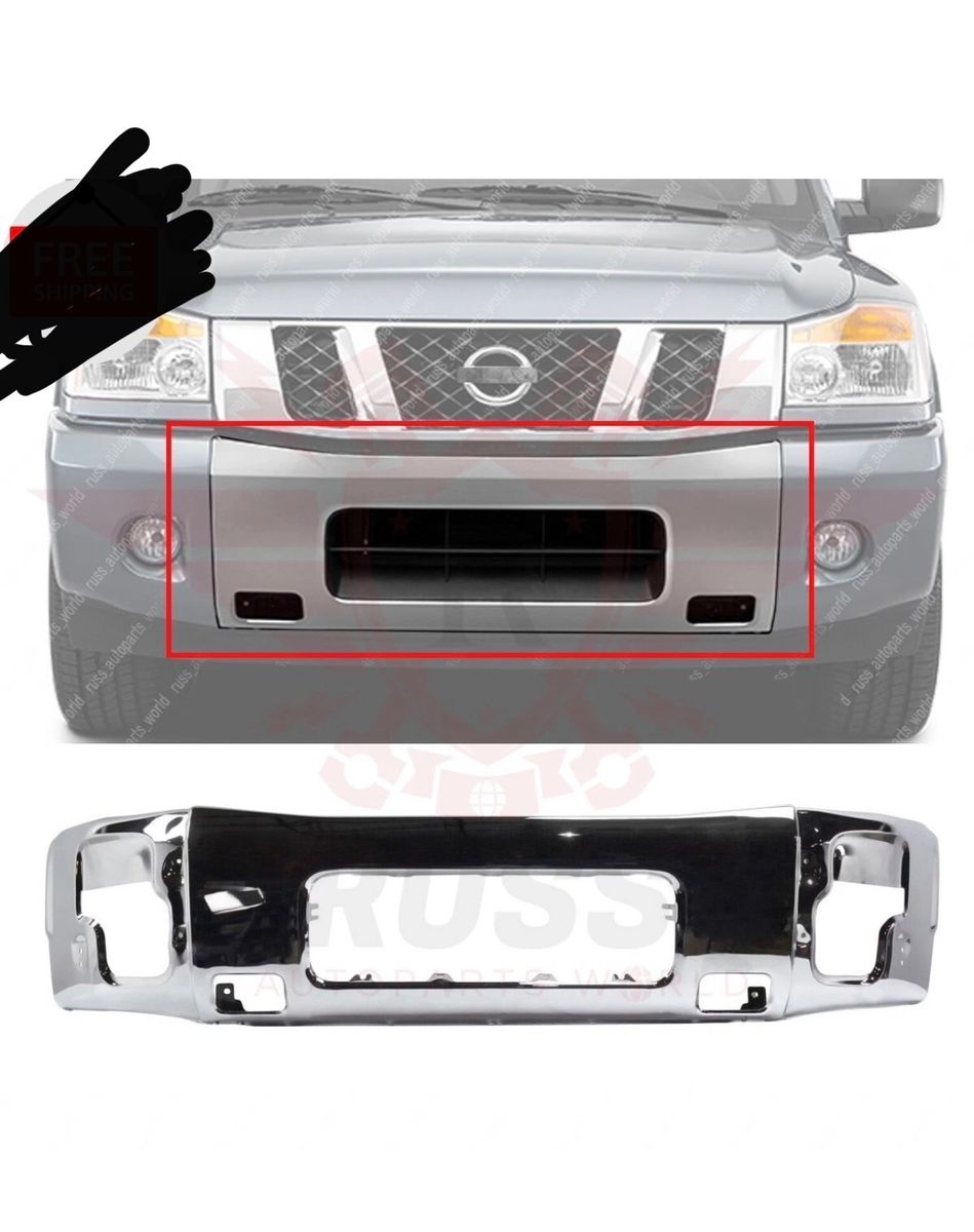 2004-2015 Nissan Titan 2005-2007 Front Bumper