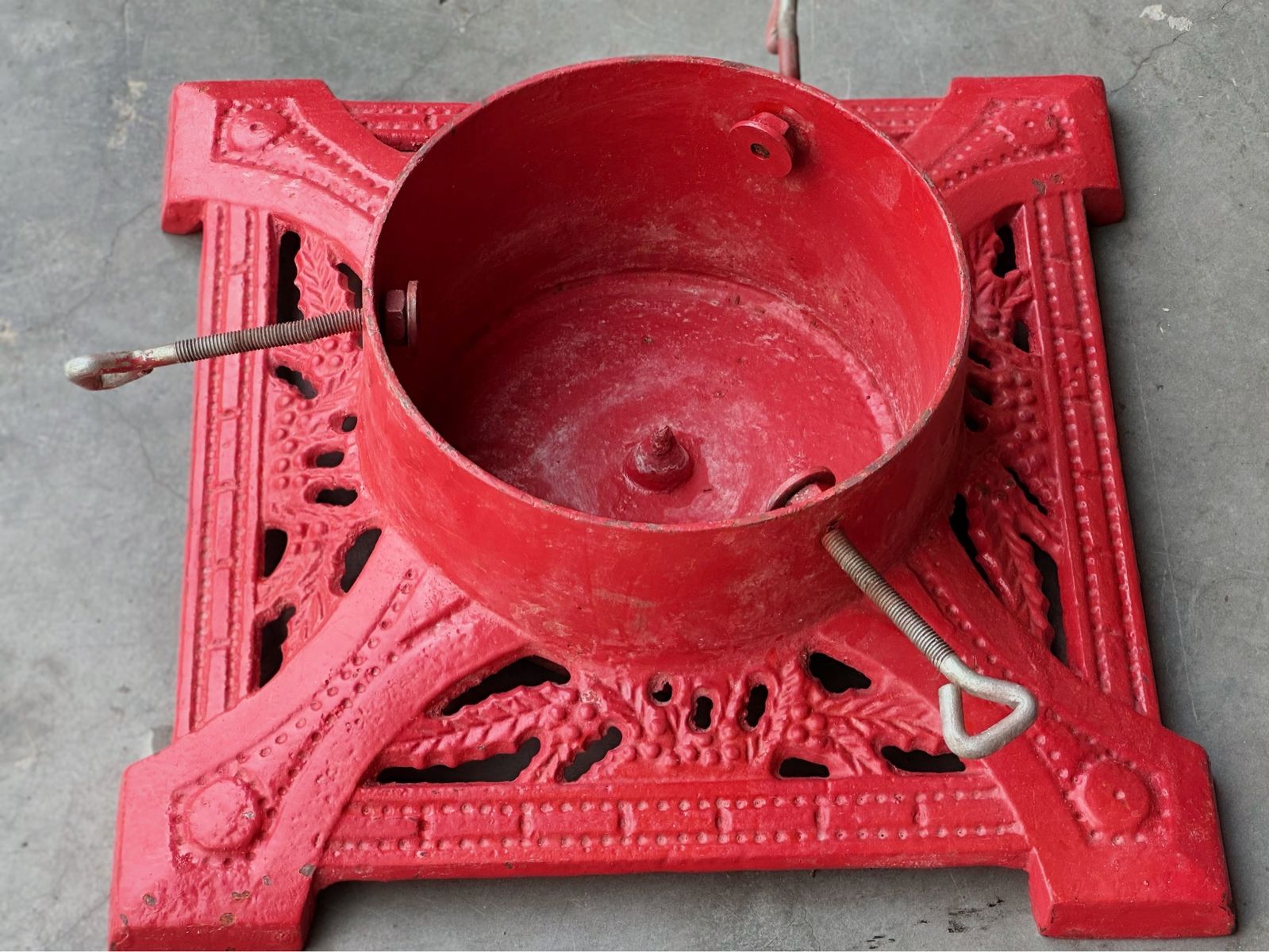 Beautiful Cast Iron Christmas Tree Holder