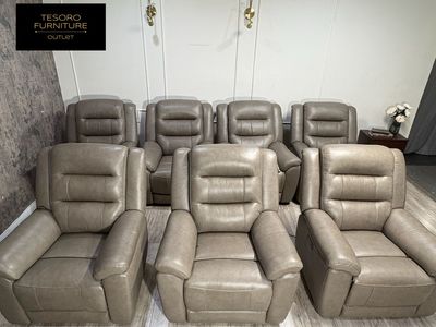 MASON LEATHER RECLINER CHAIRS WE OFFER DELIVERY ‼️* 7 in stock