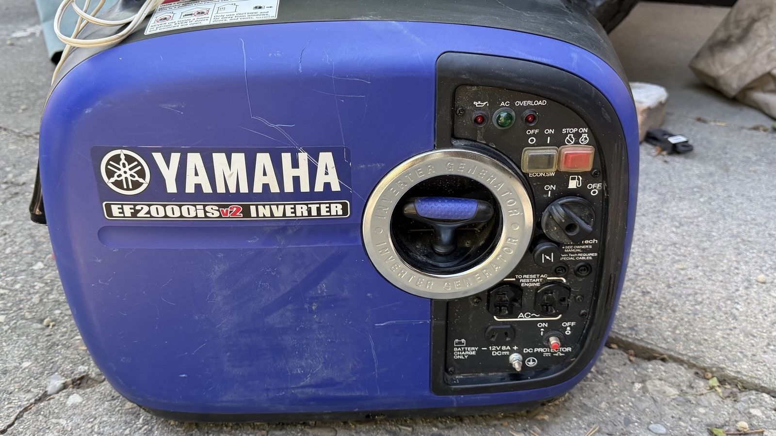 Yamaha EF2000iS v2 Generator – Excellent Condition – Professionally Upgraded